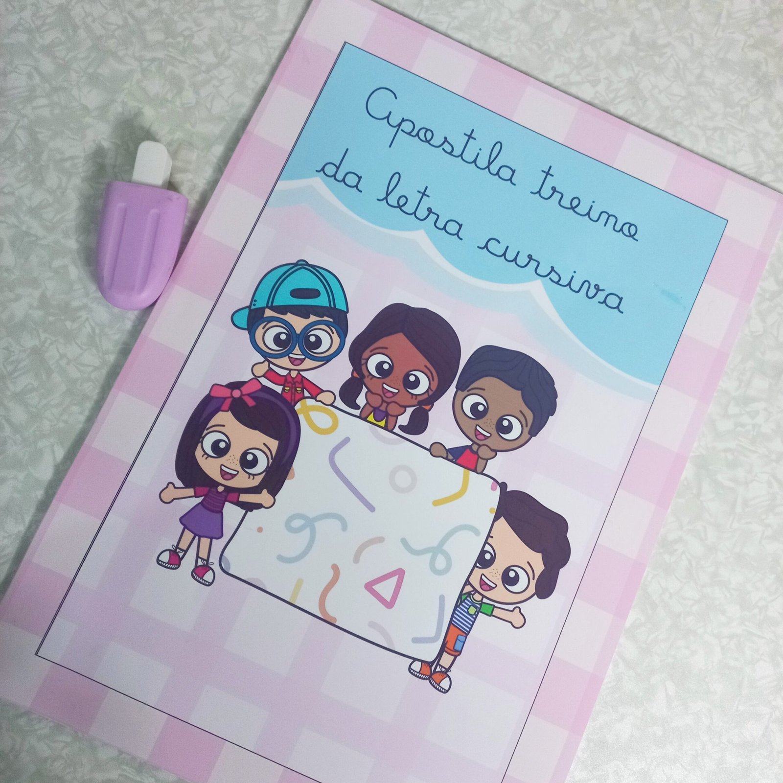 Apostila treino da letra cursiva - Imagem 2