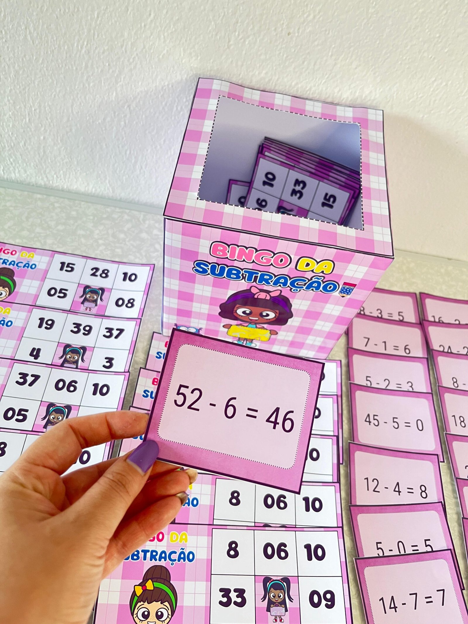 Bingo da Subtração - Imagem 3