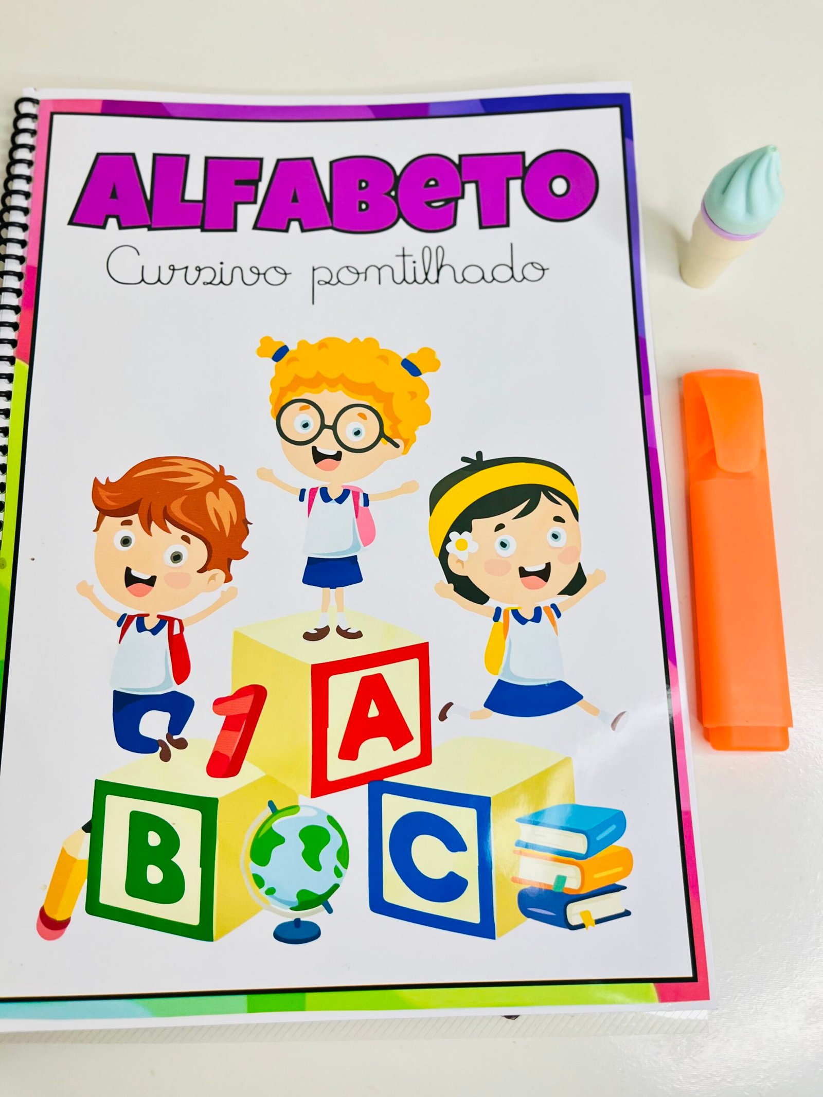 Alfabeto Cursivo Pontilhado - Imagem 8