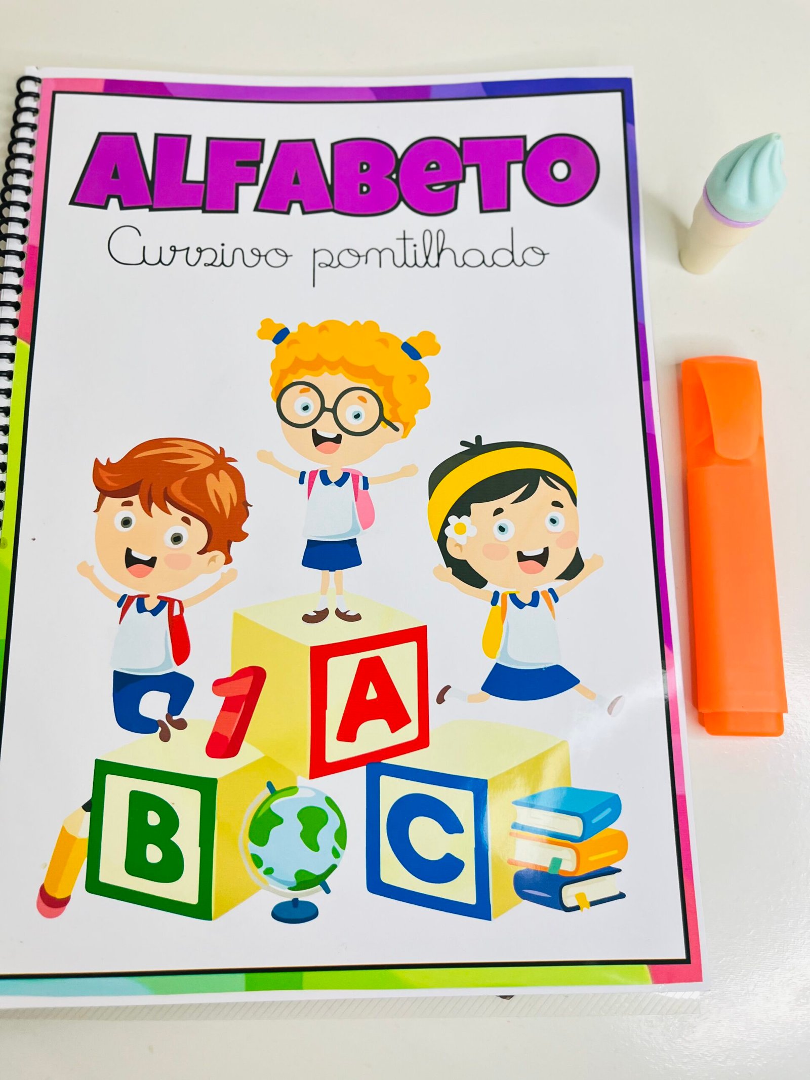 Alfabeto Cursivo Pontilhado - Imagem 9