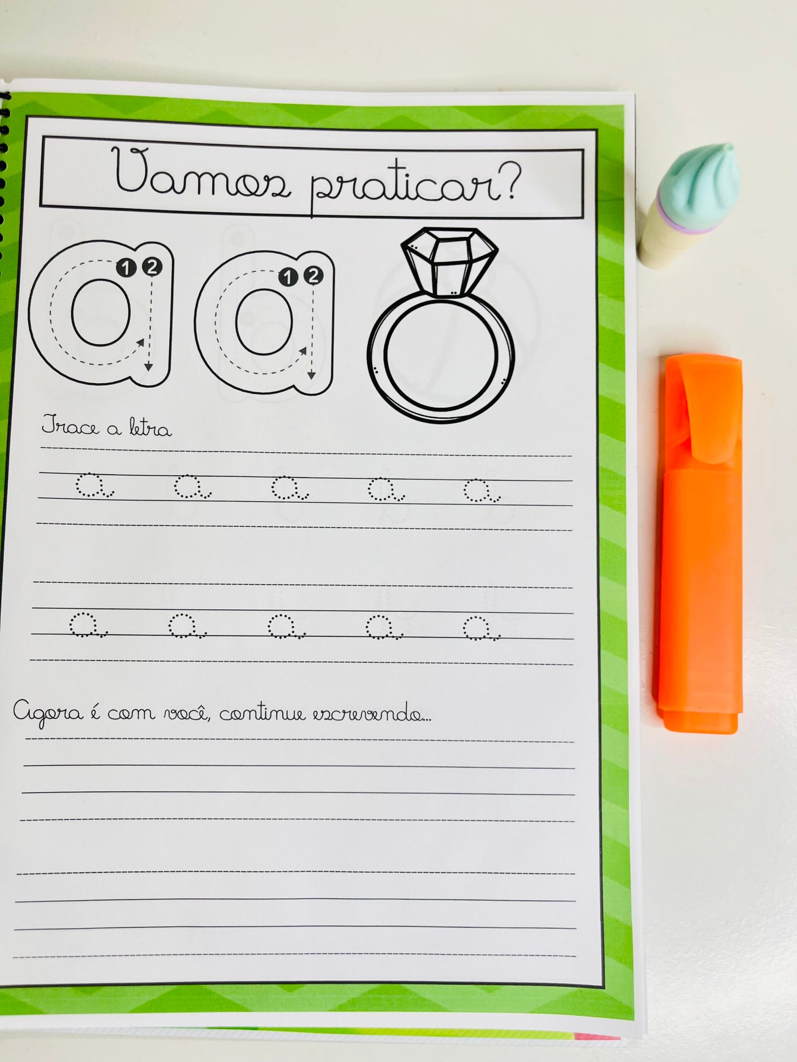 Alfabeto Cursivo Pontilhado - Imagem 3